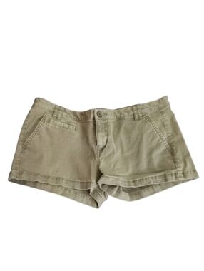 Express SZ 6 Army Green Micro Shorts
